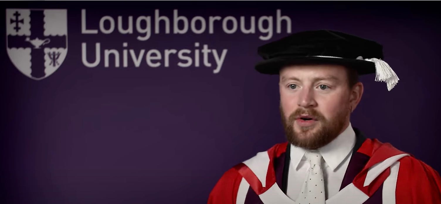 Dr. Peaty ... Loughborough Honours Adam's Outstanding Achievement In Swimming & "Using His Voice For Good"