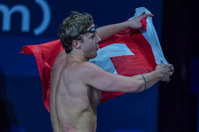 Ponti Pulverises Opponents With 21.32 World 50 'Fly Record To Become First Swiss Swimmer To Claim A Global Crown