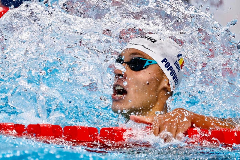 Popovici Pips Richards By 0.02 As 1st Romanian Man To Pan For Gold In Pool post image