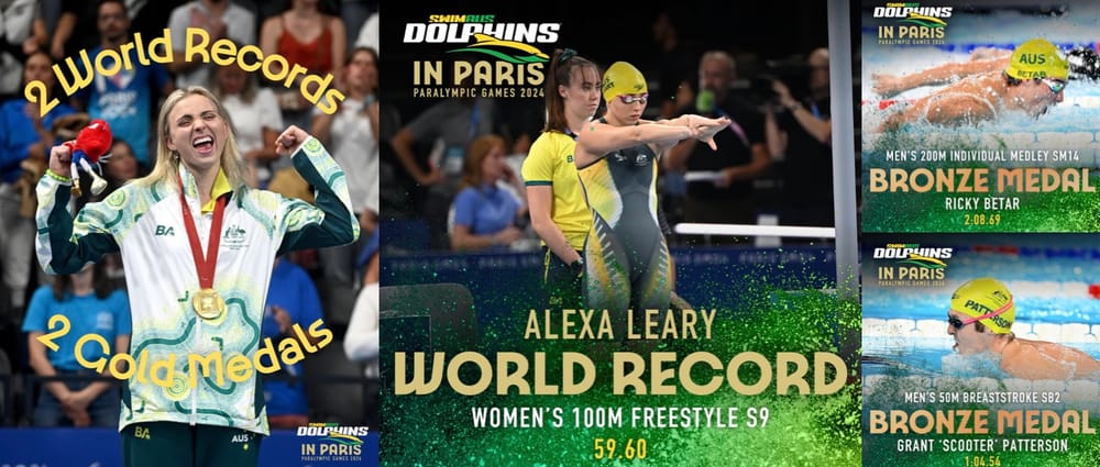 World-Record Victory For Leary Tops Three-Medal Day For Dolphins post image