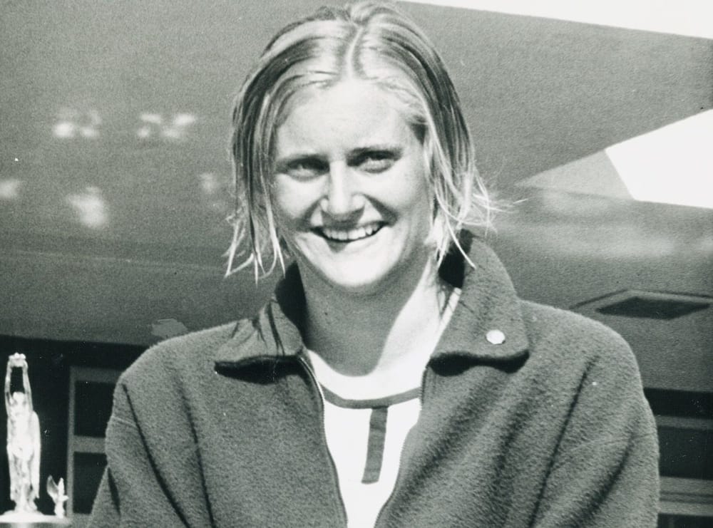 When Karen Moe Set The  First Of Four World Records Over 200m Butterfly En Route To Olympic Gold post image