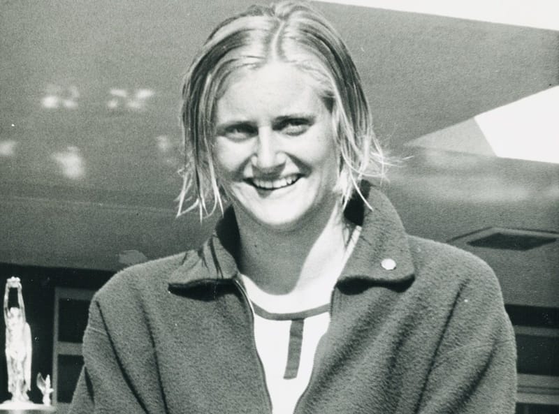 When Karen Moe Set The  First Of Four World Records Over 200m Butterfly En Route To Olympic Gold post image
