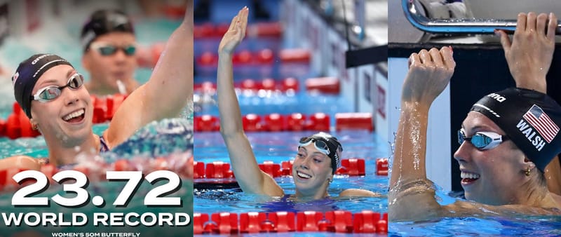 The Vortex - October 2025: Walsh Whistles To Her 7th World S/C Mark With 23.72 50 'Fly post image